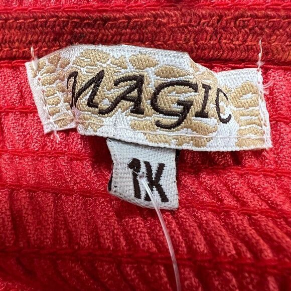 Vintage Red Vampy Whimsygoth Low Rise Floral Bohemian Hippie Maxi Skirt / 1X - Picture 5 of 6